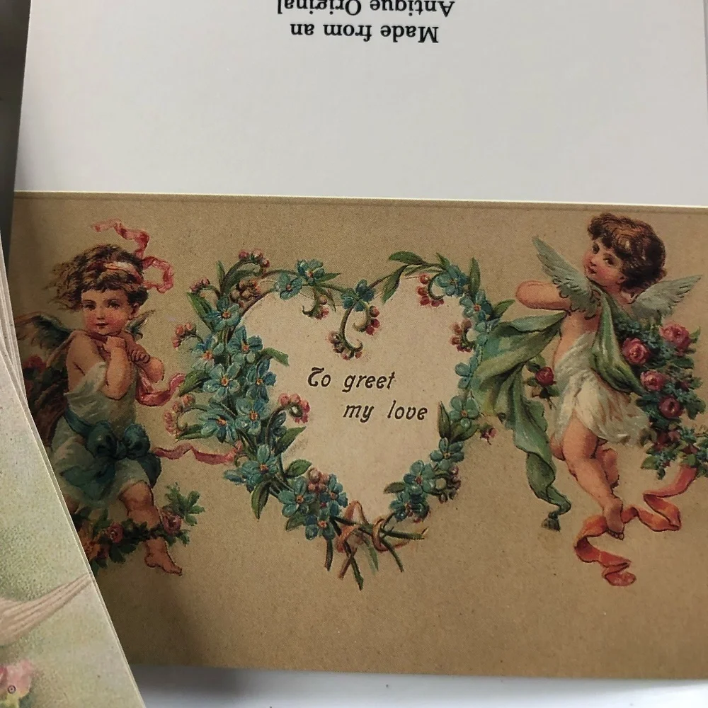 VICTORIAN GALLERY MINI TUCK IN VALENTINE'S CARDS LOT OF 20
